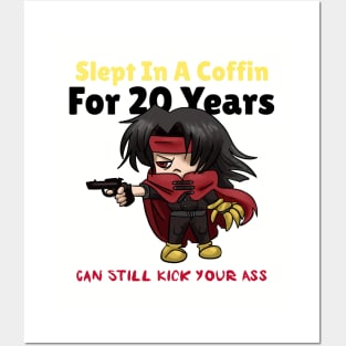 Vincent Valentine Chibi Kick Your Ass Posters and Art